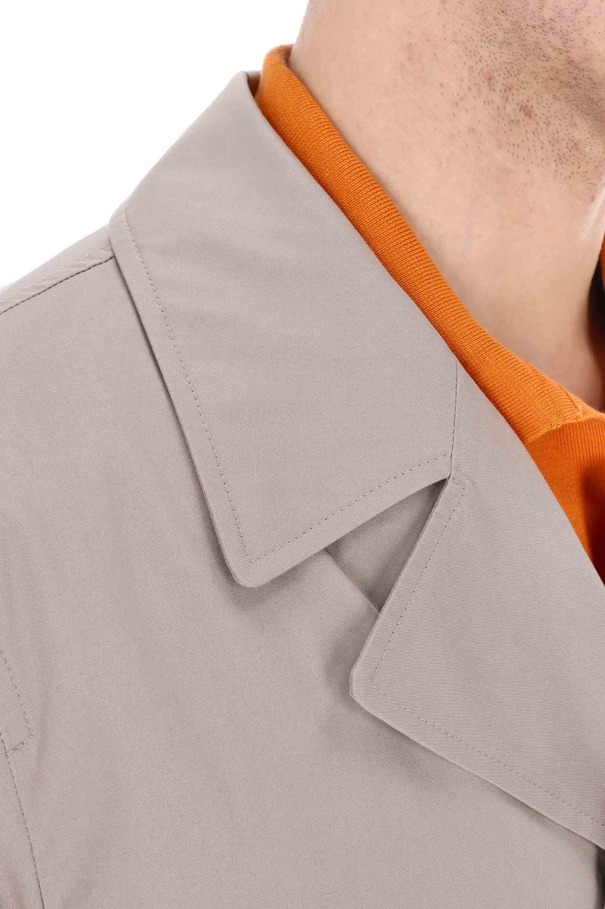 Herno Rain Collection Cotton Peacoat Grijs