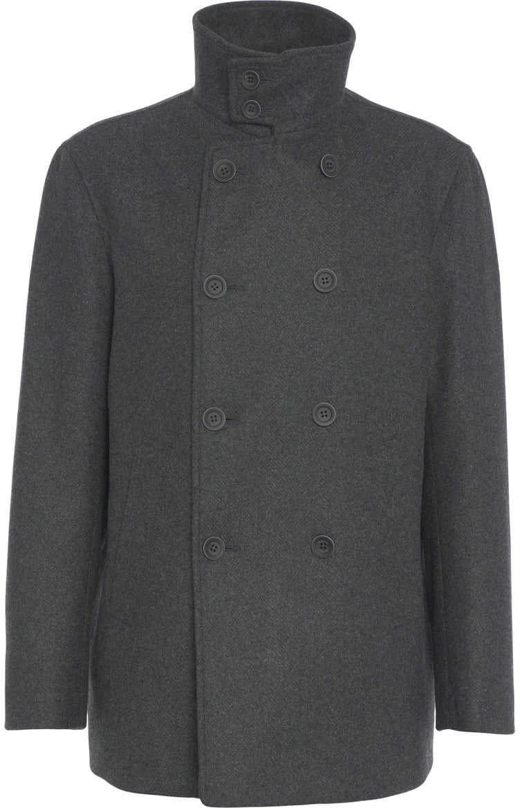 Herno Virgin wool coat Grijs