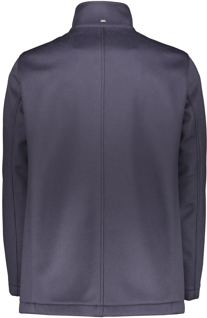 Herno Wool and cashmere coat Navy