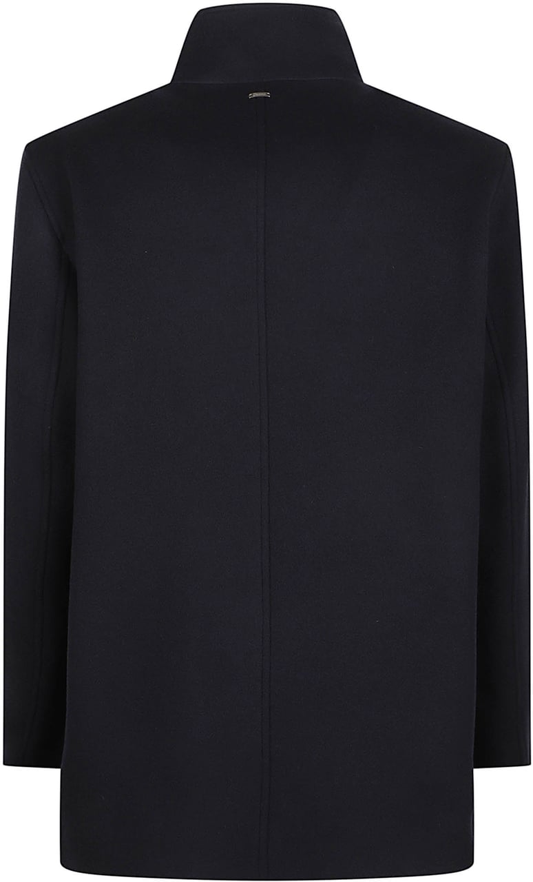 Herno Peacoat Blue Blauw