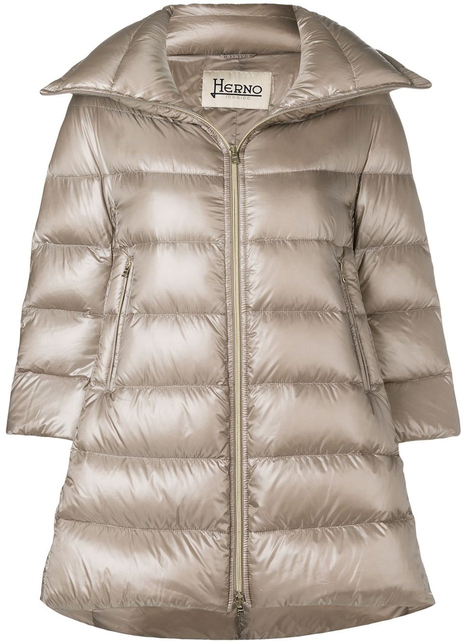 Herno Coats Dove Grey Grijs