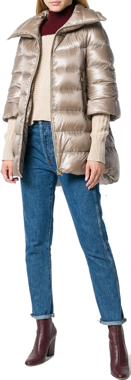 Herno Coats Dove Grey Grijs