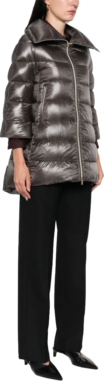 Herno Coats Dark Grey Taupe