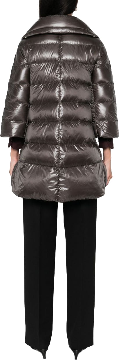 Herno Coats Dark Grey Taupe