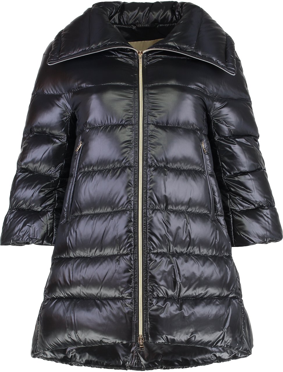 Herno Cleofe down jacket in nylon Zwart