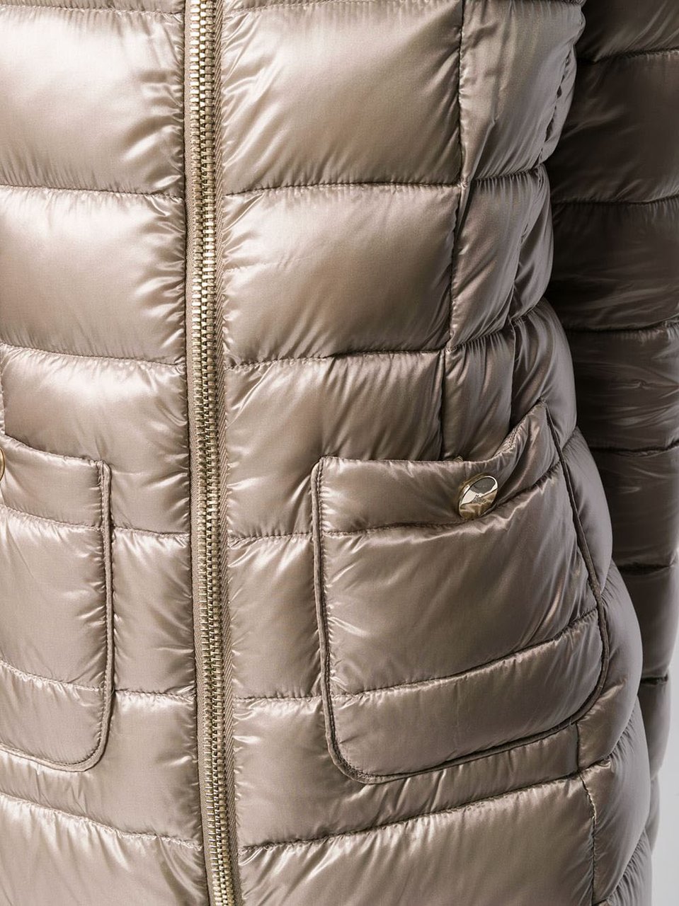 Herno Coats Grey Taupe