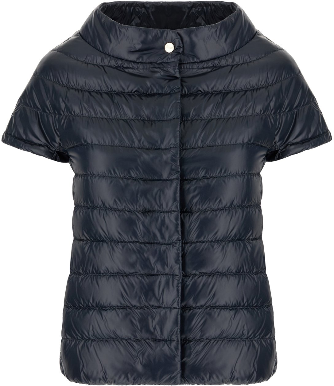 Herno Herno Navy blue nylon down jacket Blauw