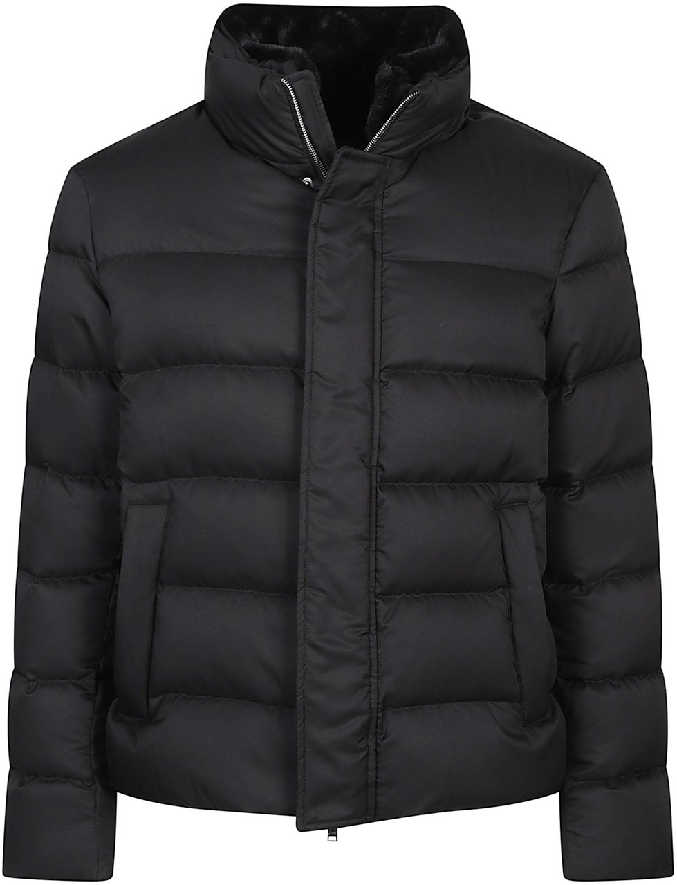 Herno Arendelle Bomber Jacket Black Zwart
