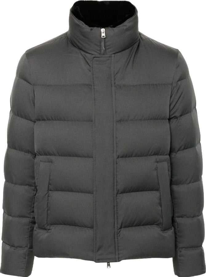 Herno Coats Ferro Donkergrijs