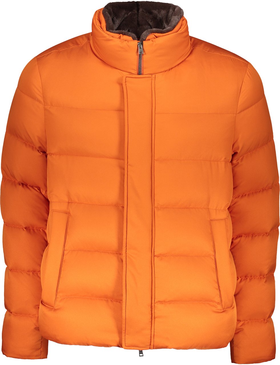 Herno Orange down jacket Oranje