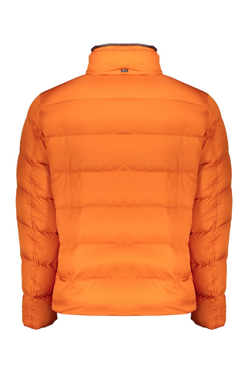 Herno Orange down jacket Oranje