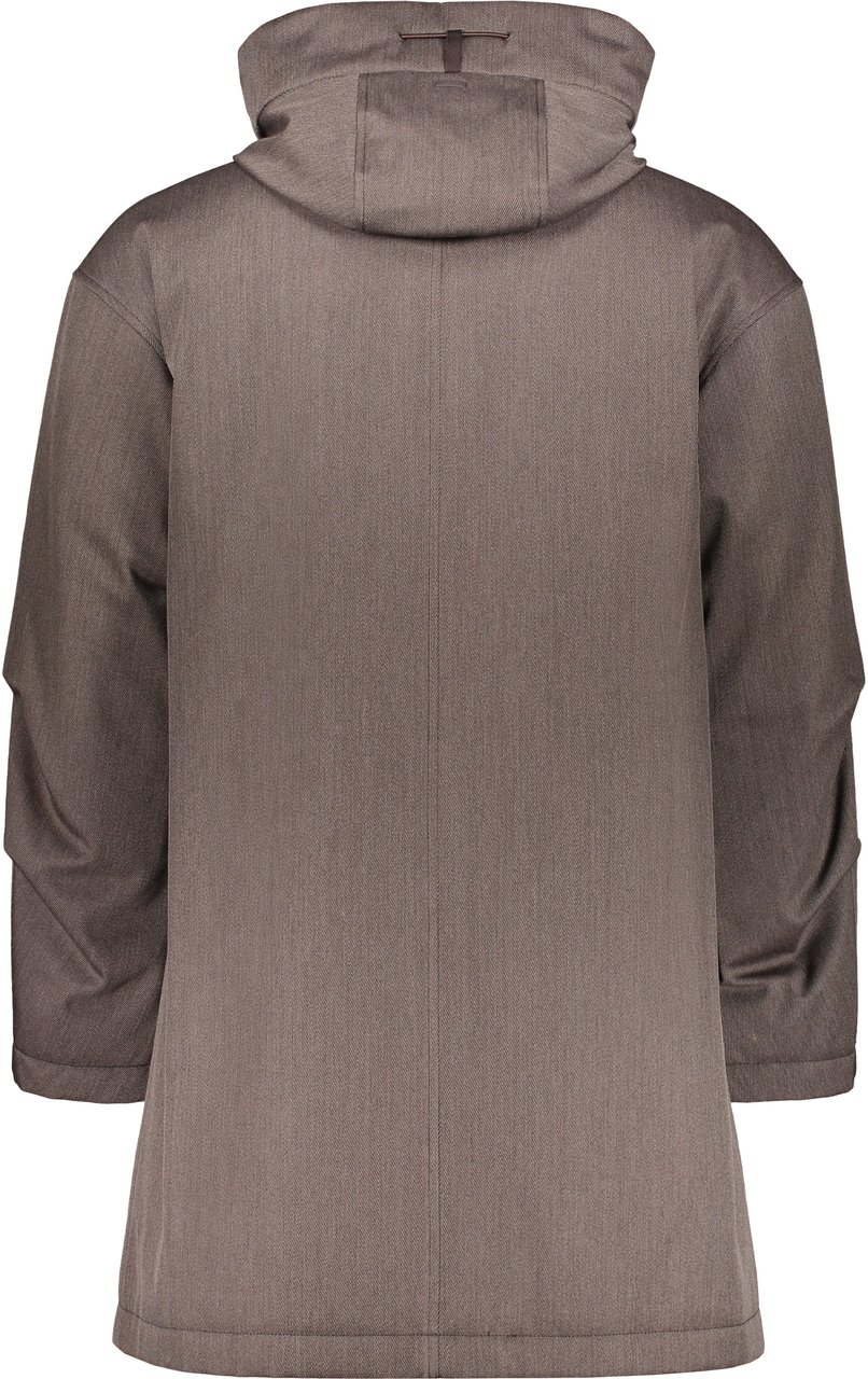 Herno Hooded full-zip down jacket Bruin