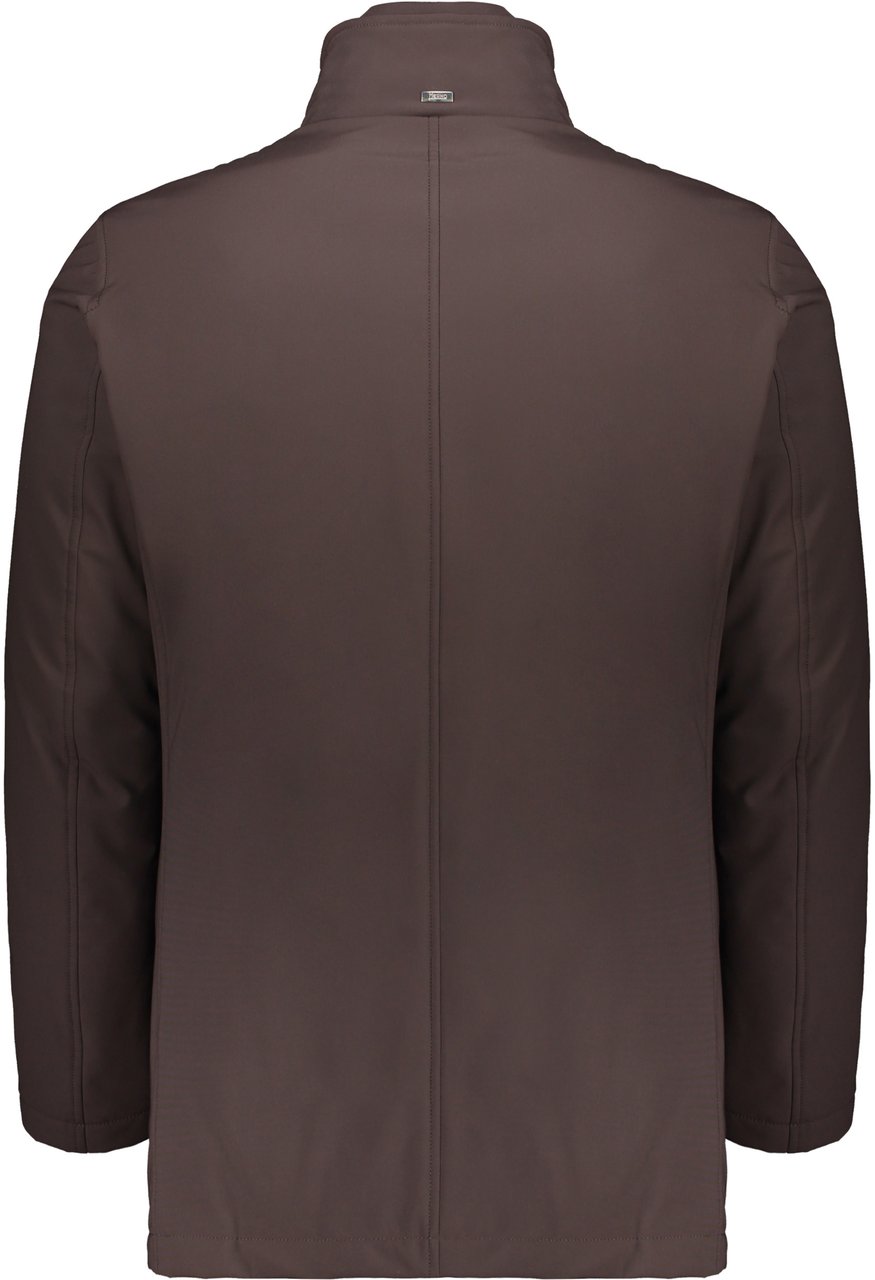 Herno Brown padded jacket with adjustable hood Bruin