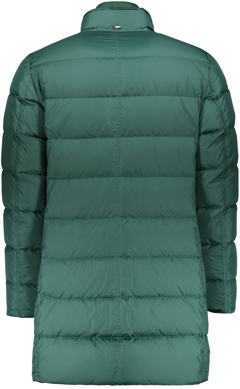 Herno Dark green down jacket modern and minimalist Groen
