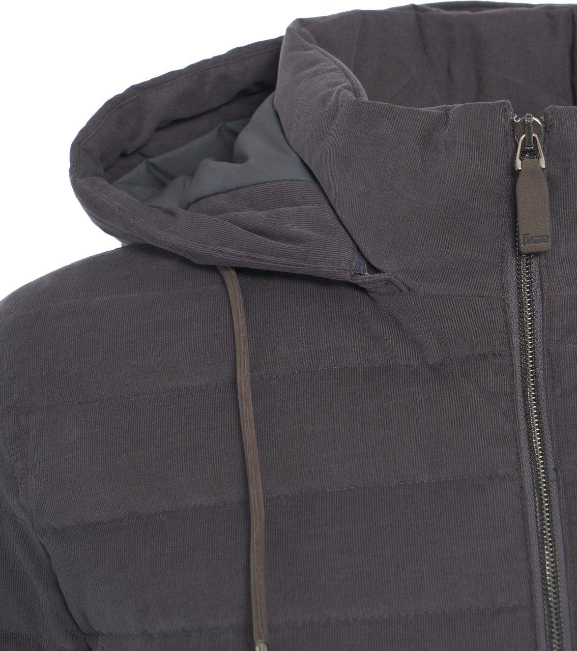 Herno Needlecord down jacket Grijs