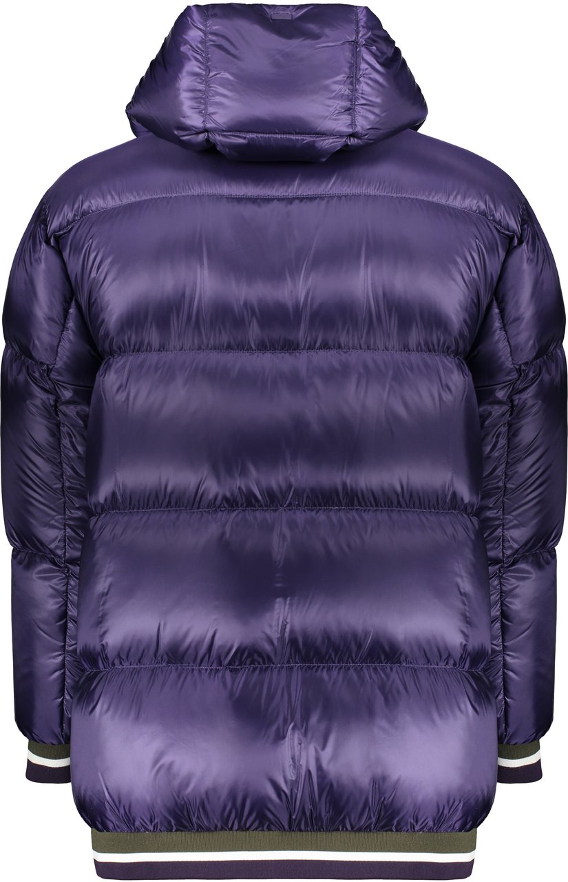 Herno Hooded down jacket Paars