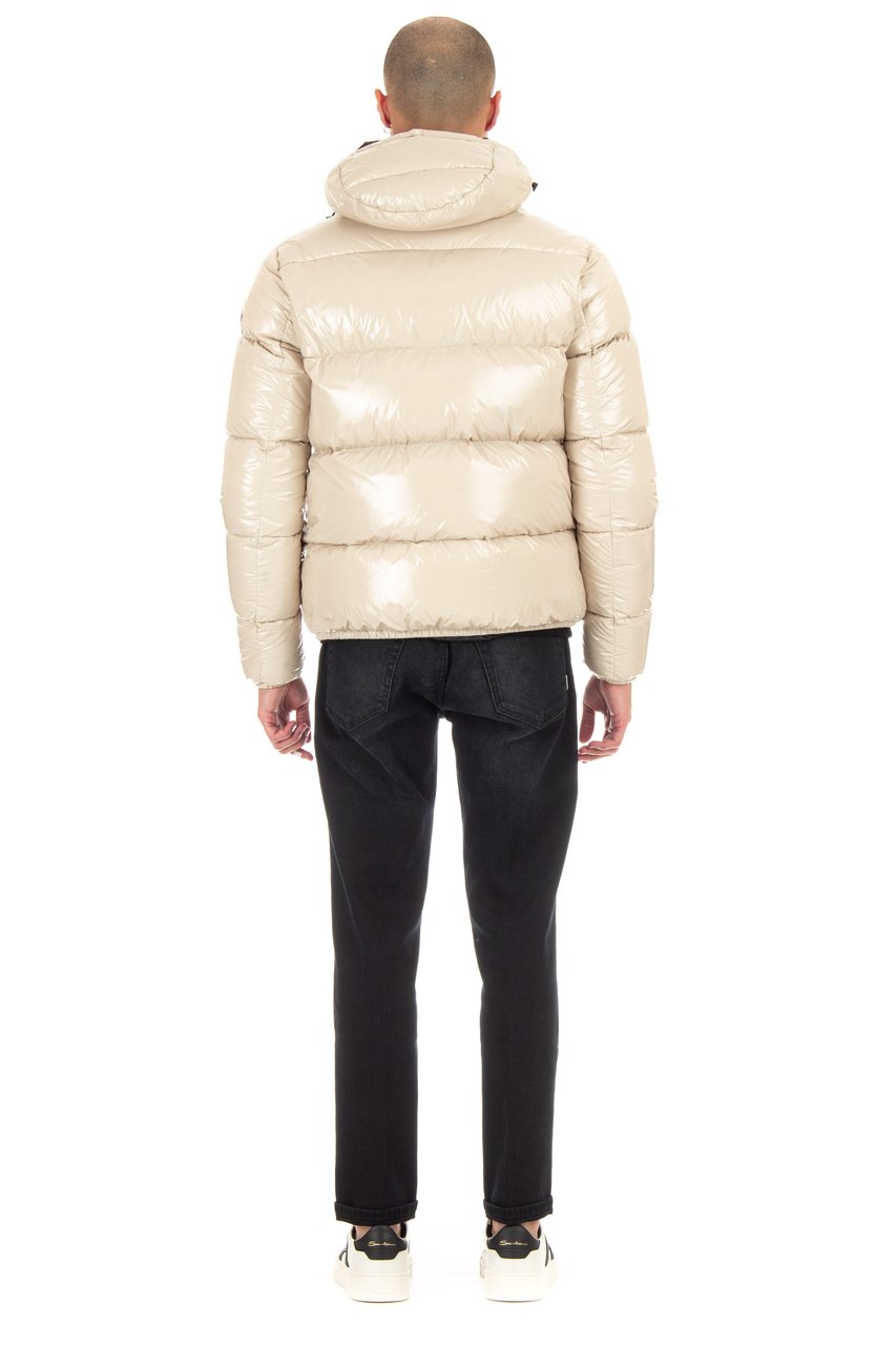 Herno Gloss Bomber Jacket Neutraal