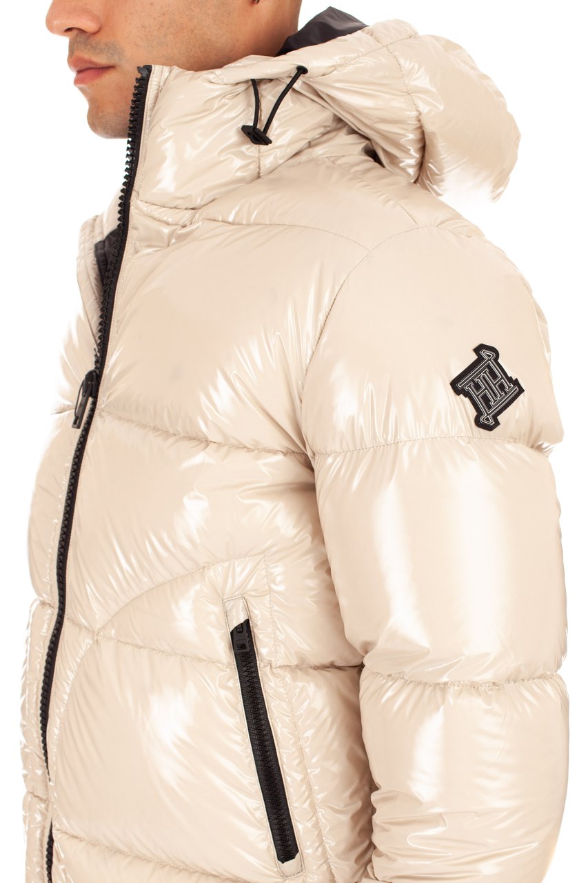 Herno Gloss Bomber Jacket Neutraal