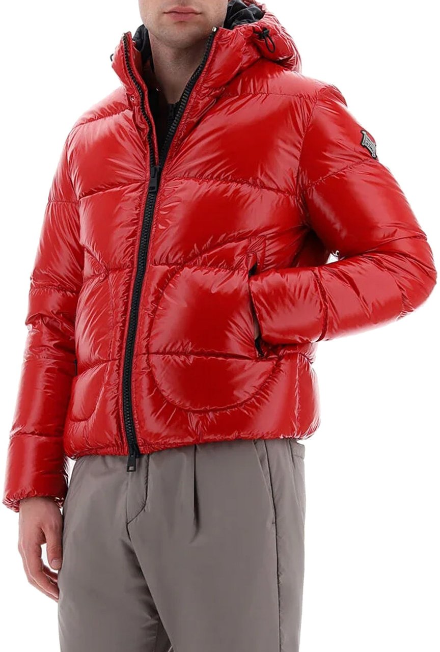 Herno HERNO Bomber Gloss Jacket Rood