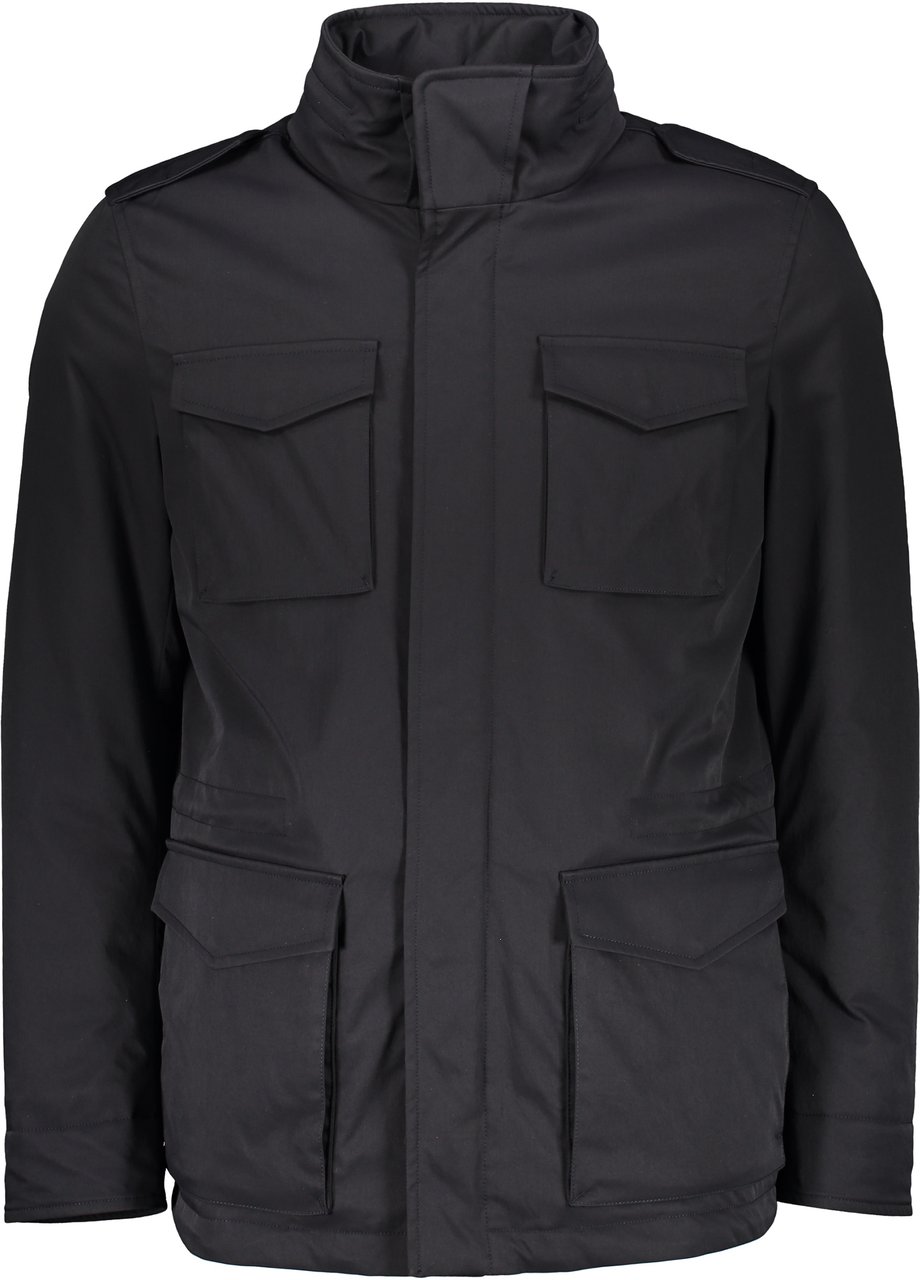 Herno Padded jacket with zip and pockets Blauw