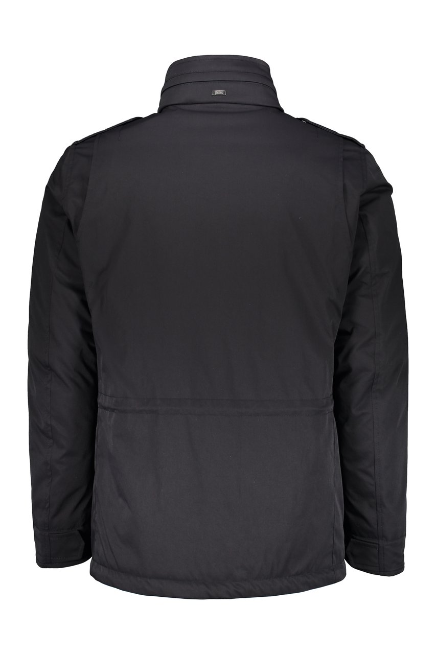 Herno Padded jacket with zip and pockets Blauw