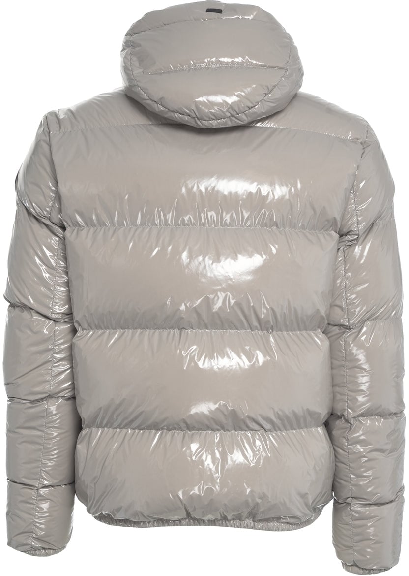 Herno Quilted down jacket Grijs