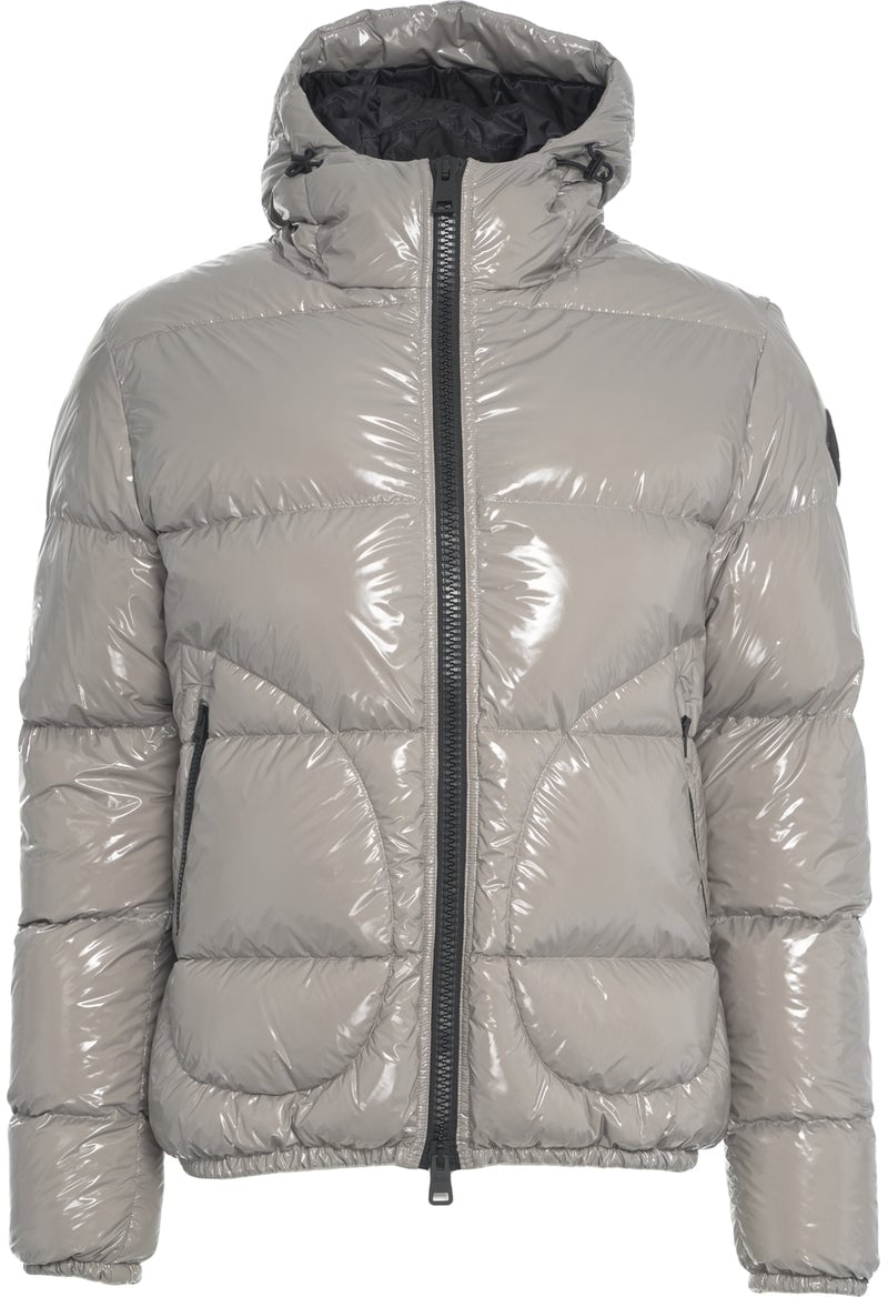 Herno Quilted down jacket Grijs