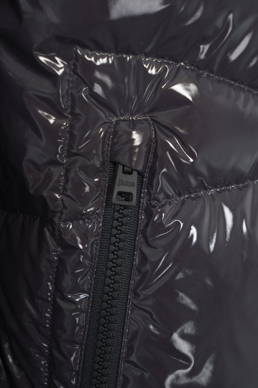 Herno Quilted down jacket Zwart