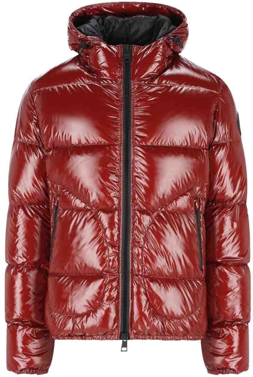 Herno Coats Bordeaux Rood