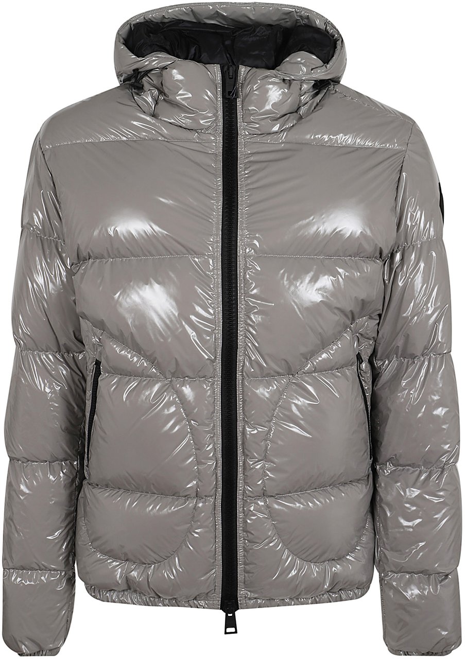 HERNO BOMBER GLOSS Donkergrijs