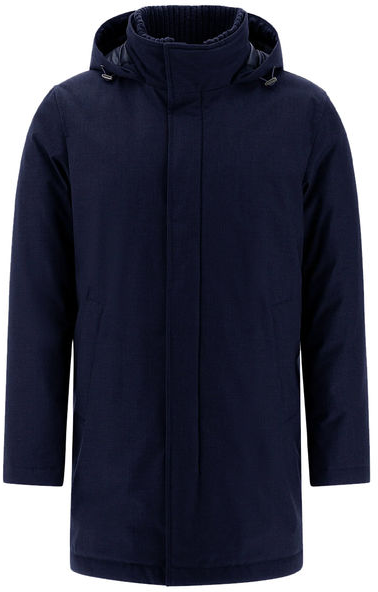Herno Coats Blue Blauw