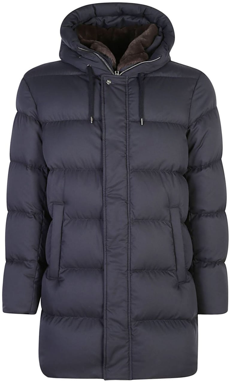 Herno Coats Blue Blauw