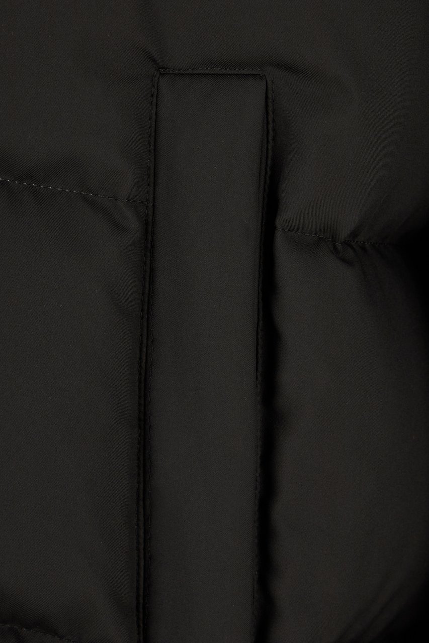 Herno Herno Black polyester down jacket Zwart