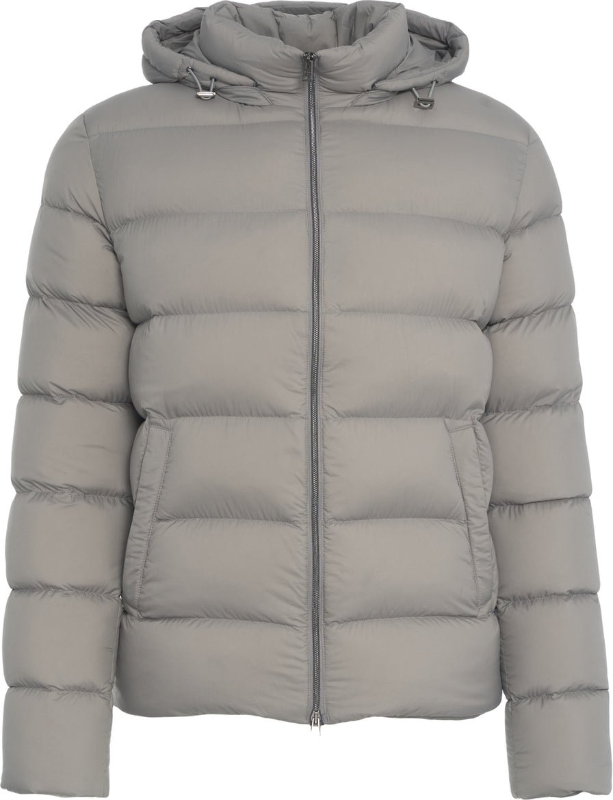 Herno Quilted down jacket Grijs