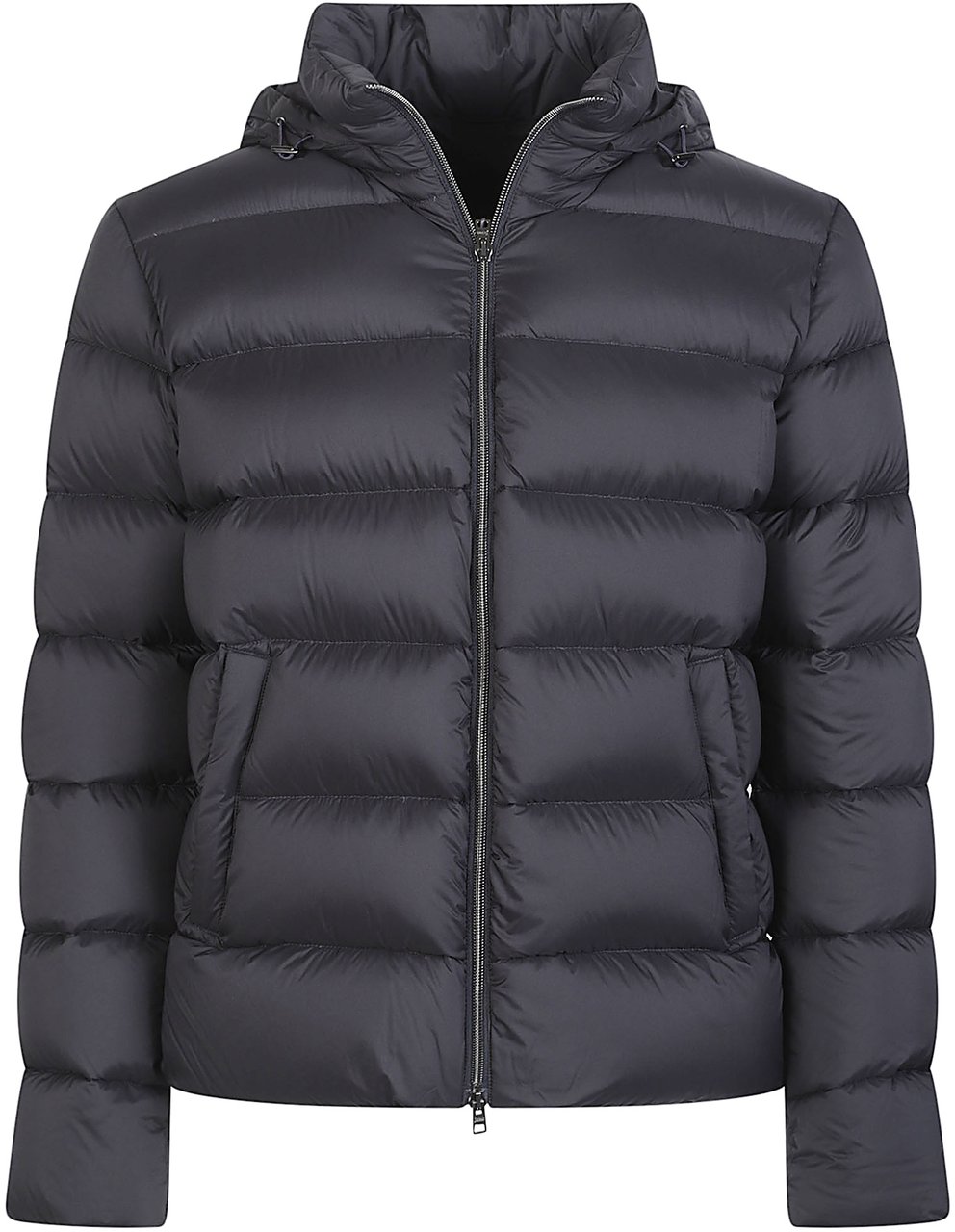 Herno Supermatt Bomber Jacket Blue Blauw