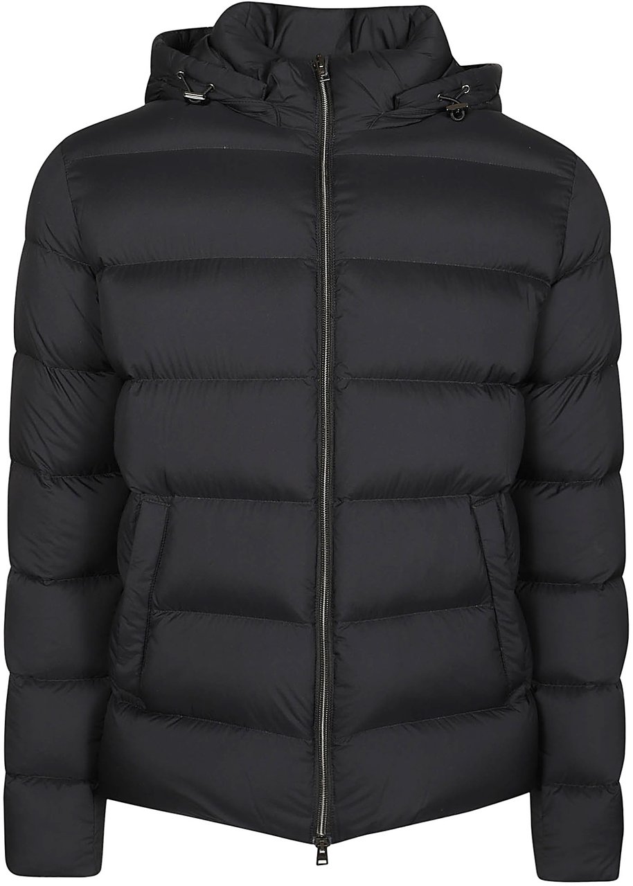 Herno Supermatt Bomber Jacket Black Zwart