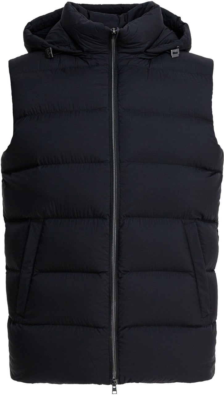 Herno Ecoage sleeveless jacket Zwart