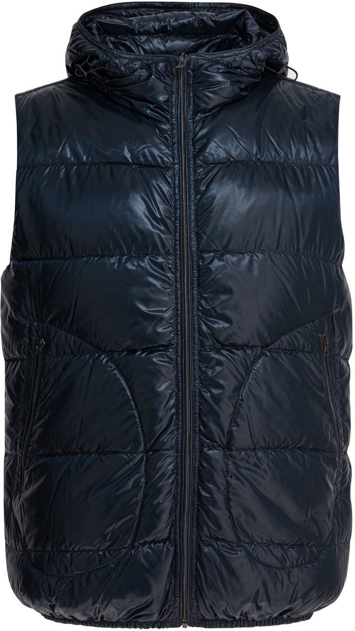 Herno Nylon sleeveless jacket Blauw