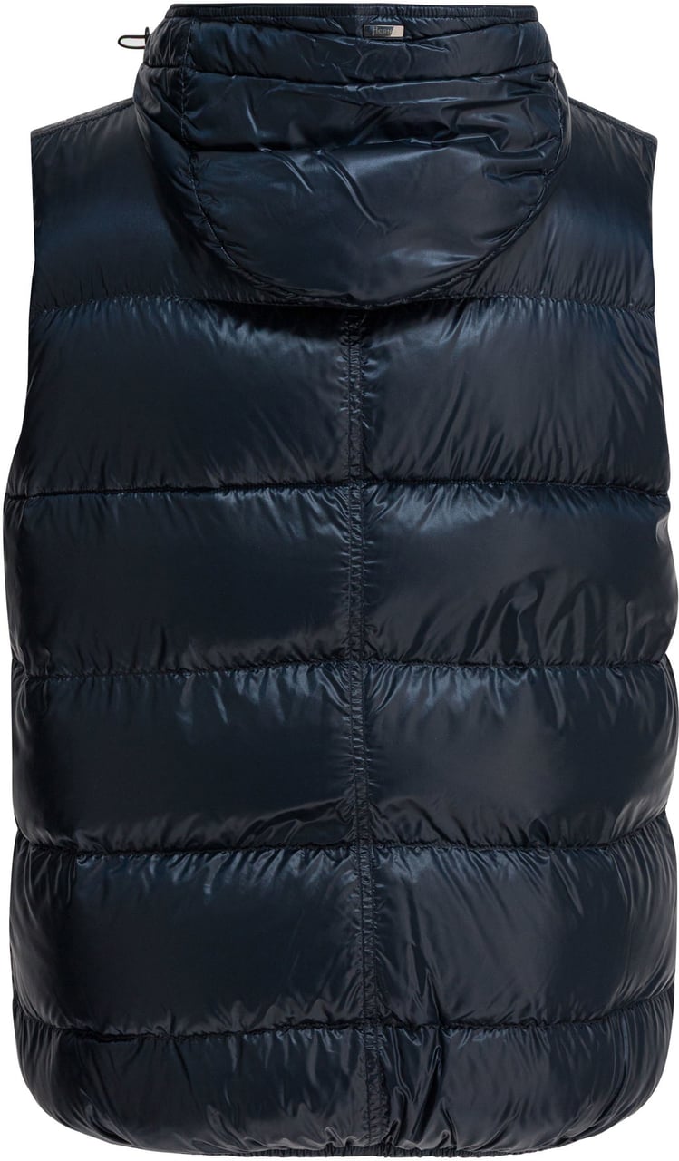 Herno Nylon sleeveless jacket Blauw
