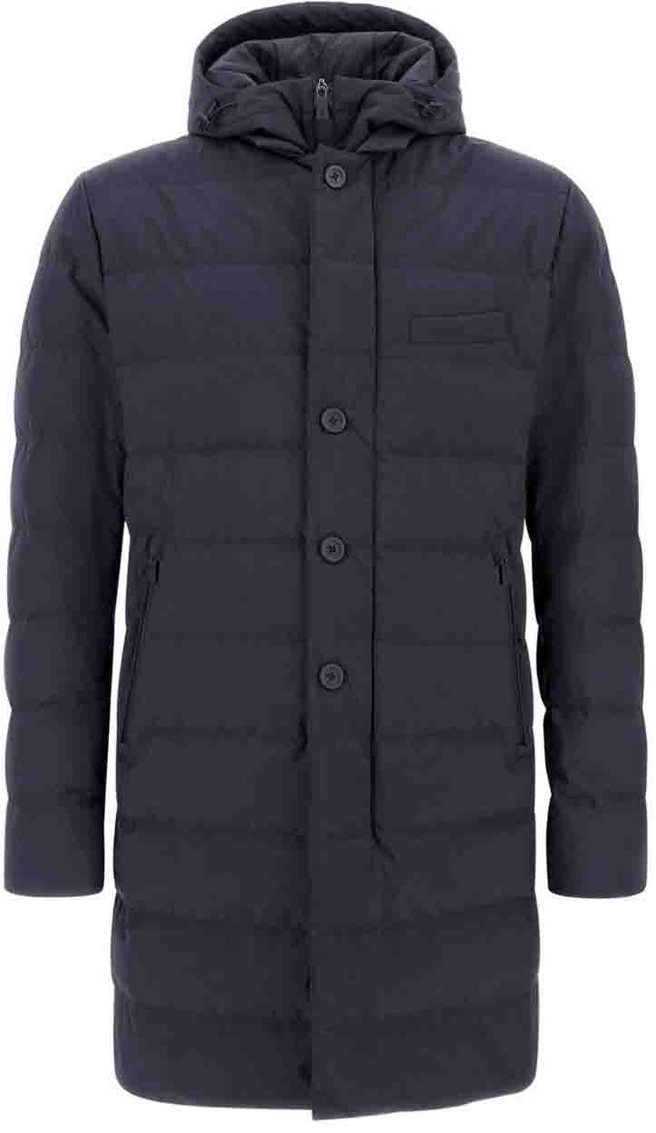 Herno Coats Blue Blauw