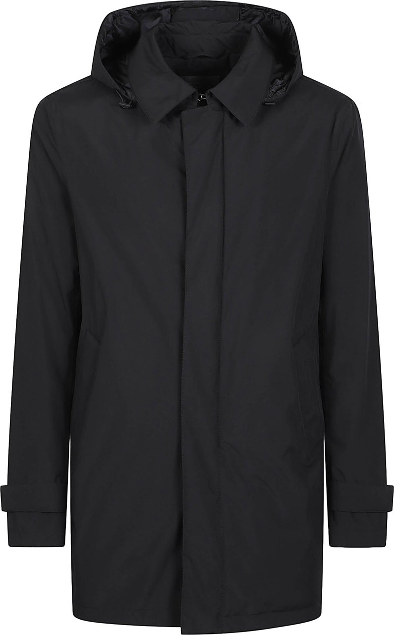 Herno Medium Down Jacket Black Zwart
