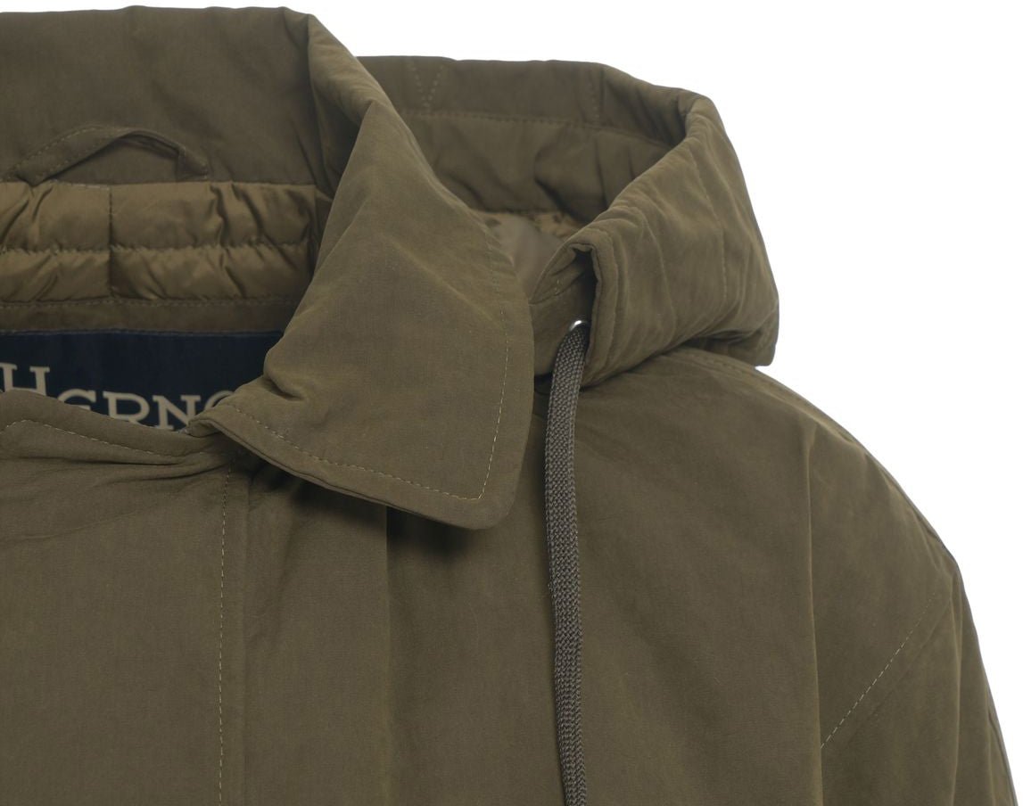 Herno Parka with hood Groen