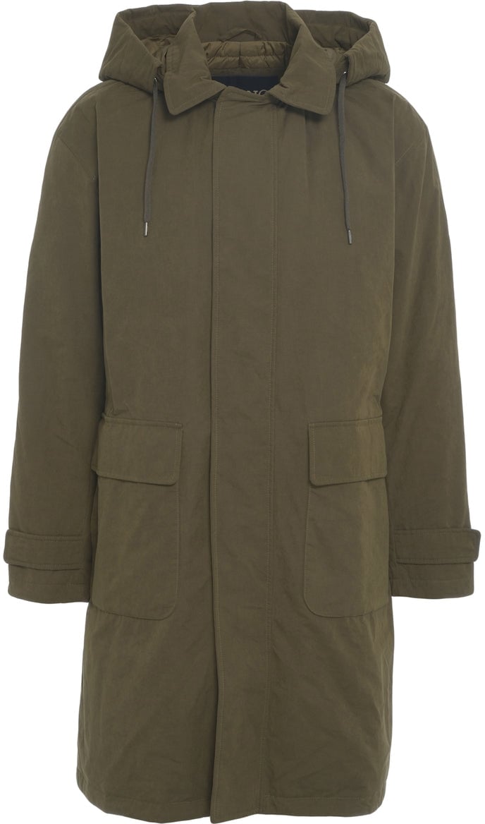 Herno Parka with hood Groen