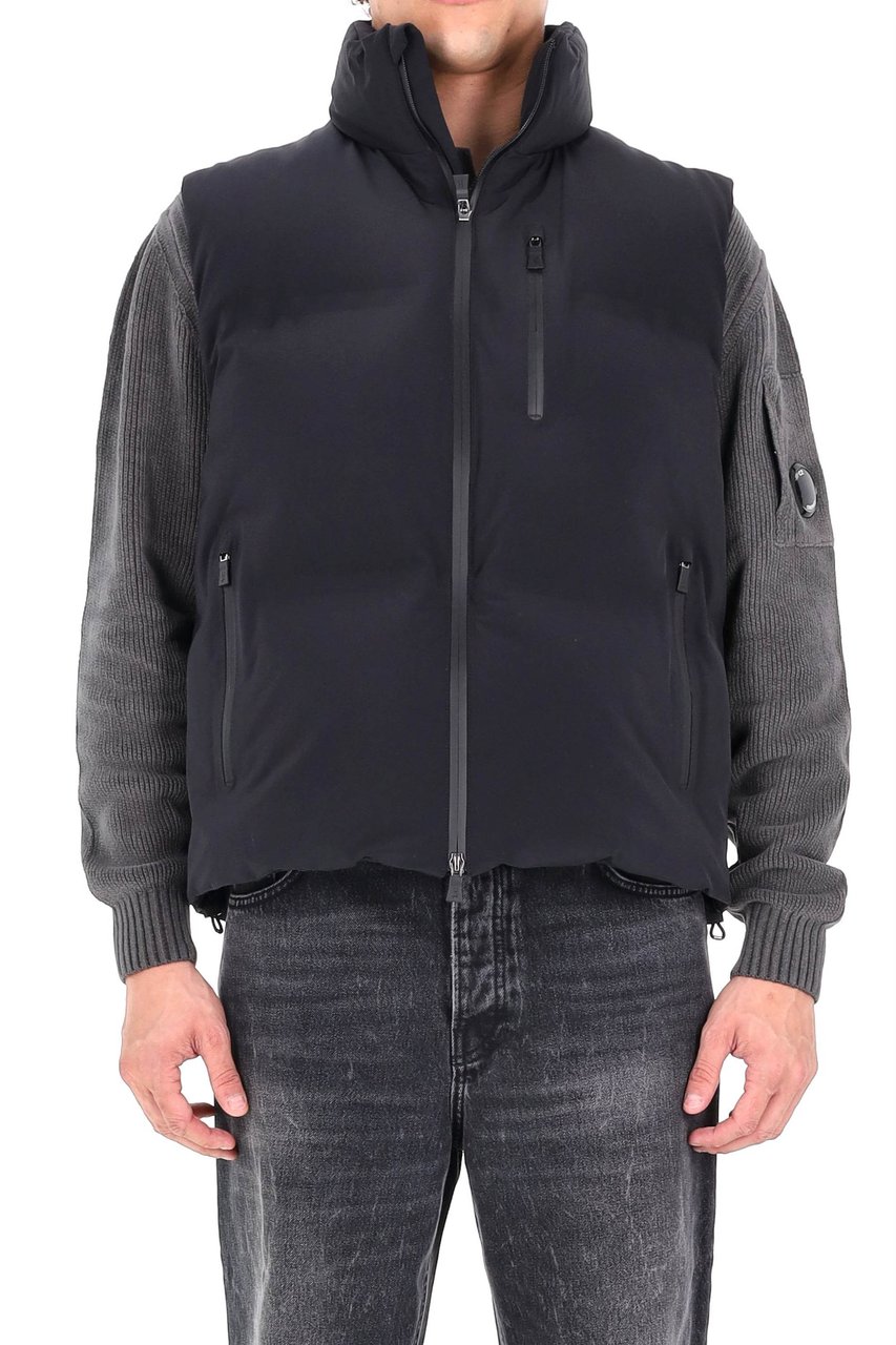 Herno Functional Wardrobe Down Padded Gilet Zwart