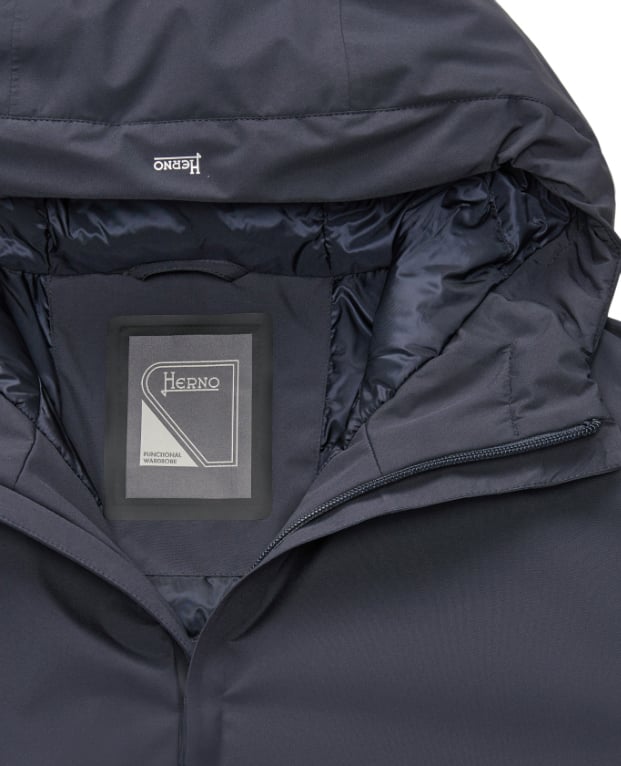 Herno Coats Blue Blauw
