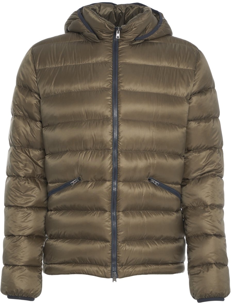 Herno Quilted down jacket Groen