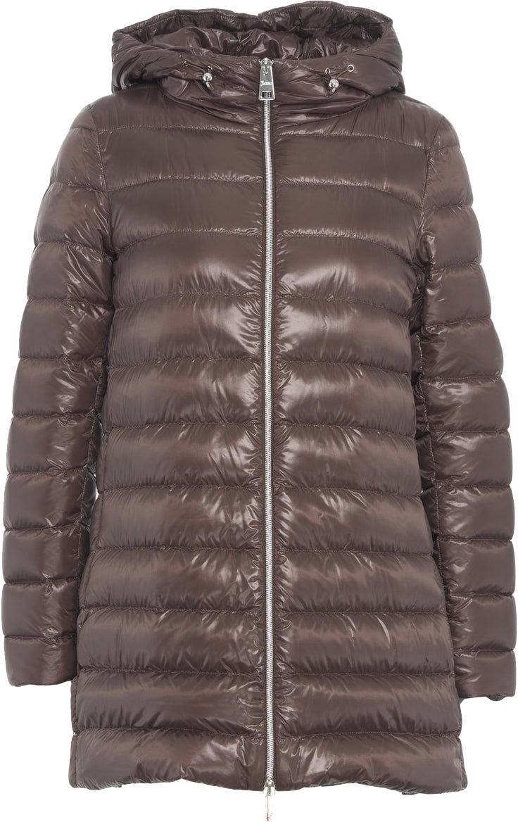 Herno Short down coat Bruin