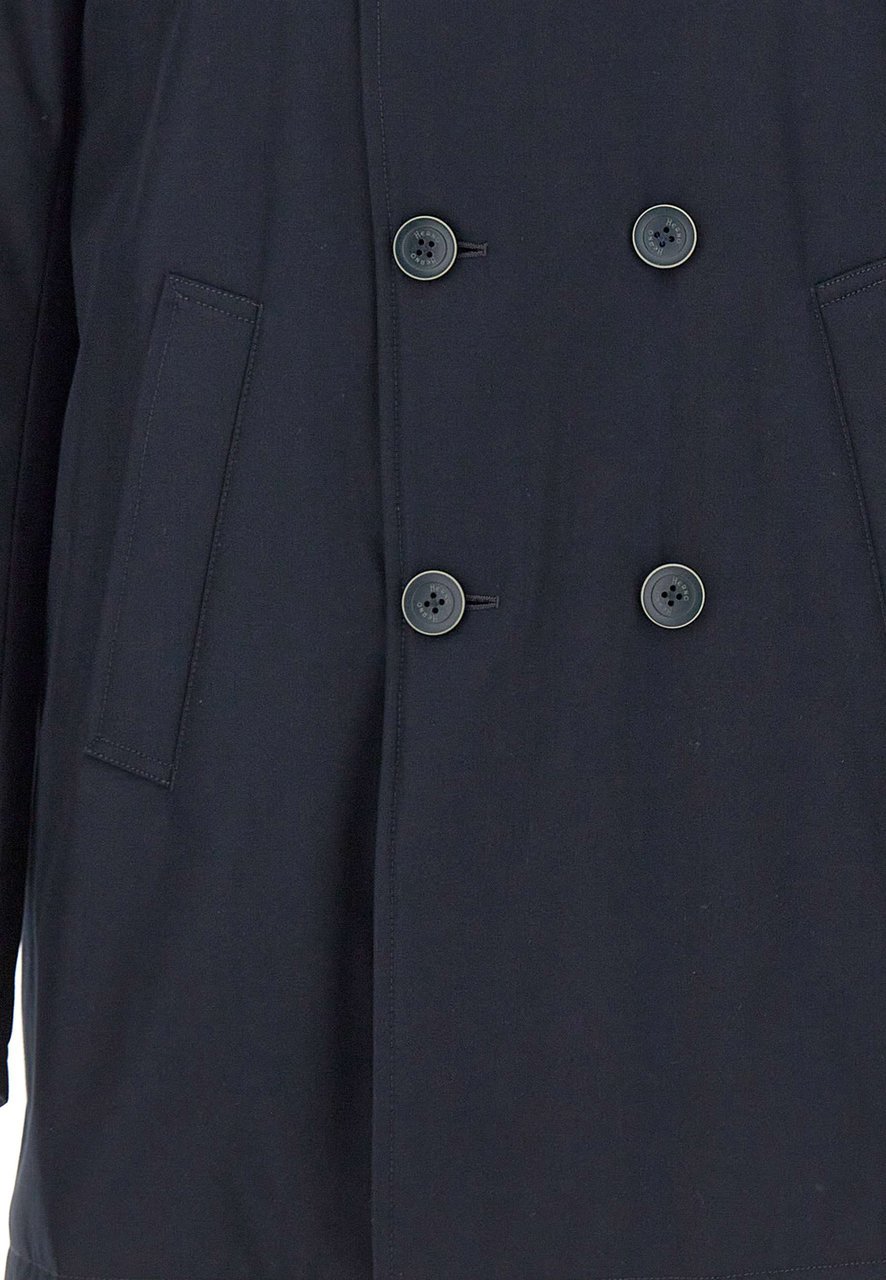 Herno Coats Blue Navy