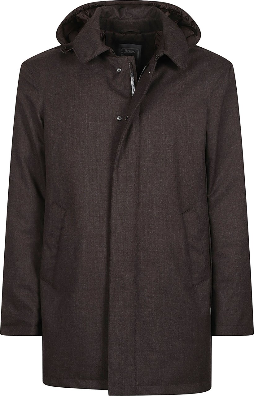Herno Medium Down Jacket Brown Bruin