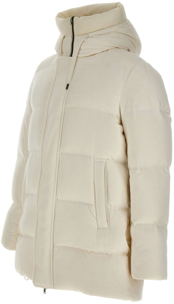 Herno Coats White Wit